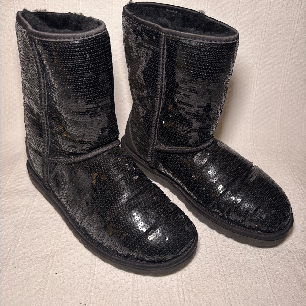 UGG Women’s Sequin Black Classic Boots